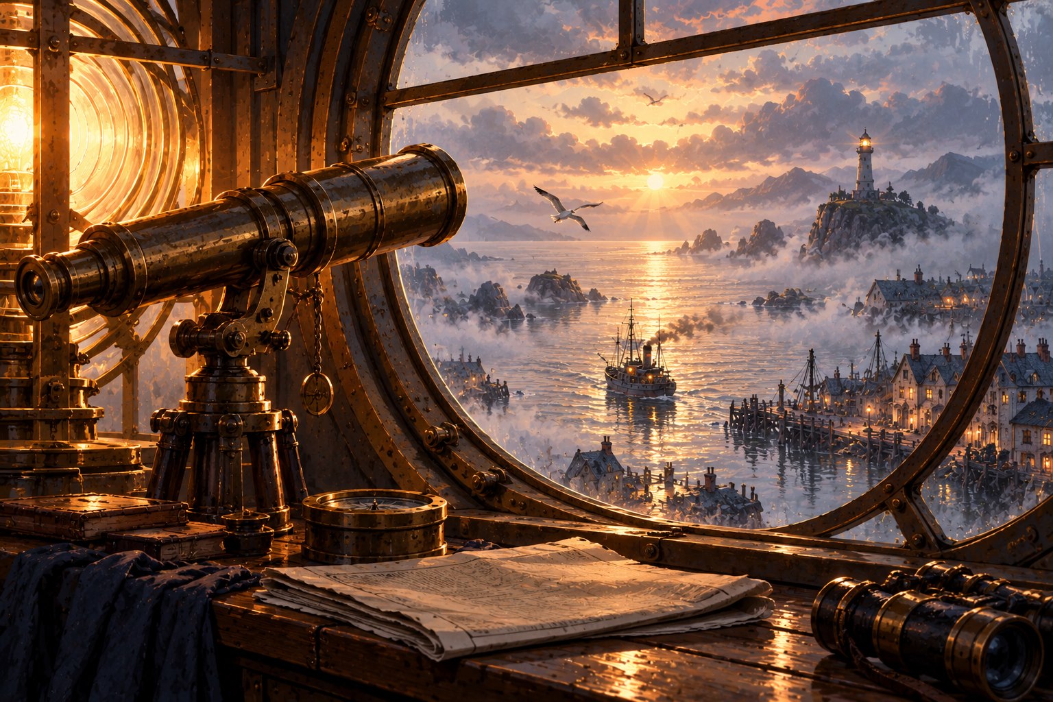 The ship that never leaves concept scene